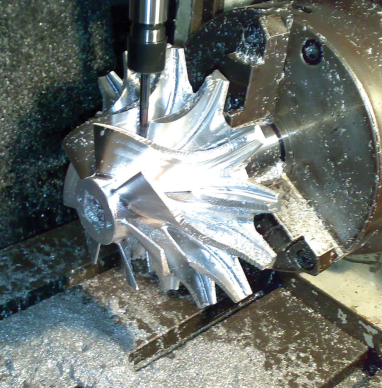 Turbo expander compressor impeller