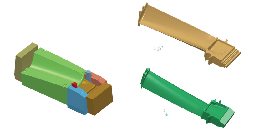 Reverse Engineering of Gas Turbine Blade