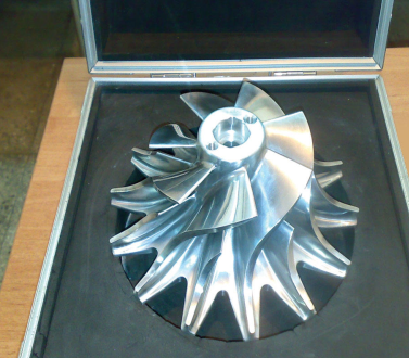 Turbo expander compressor impeller