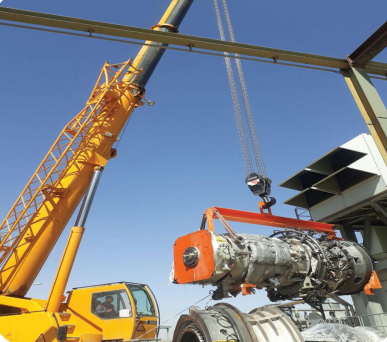 Turbo compressor core engine installation and commissioning